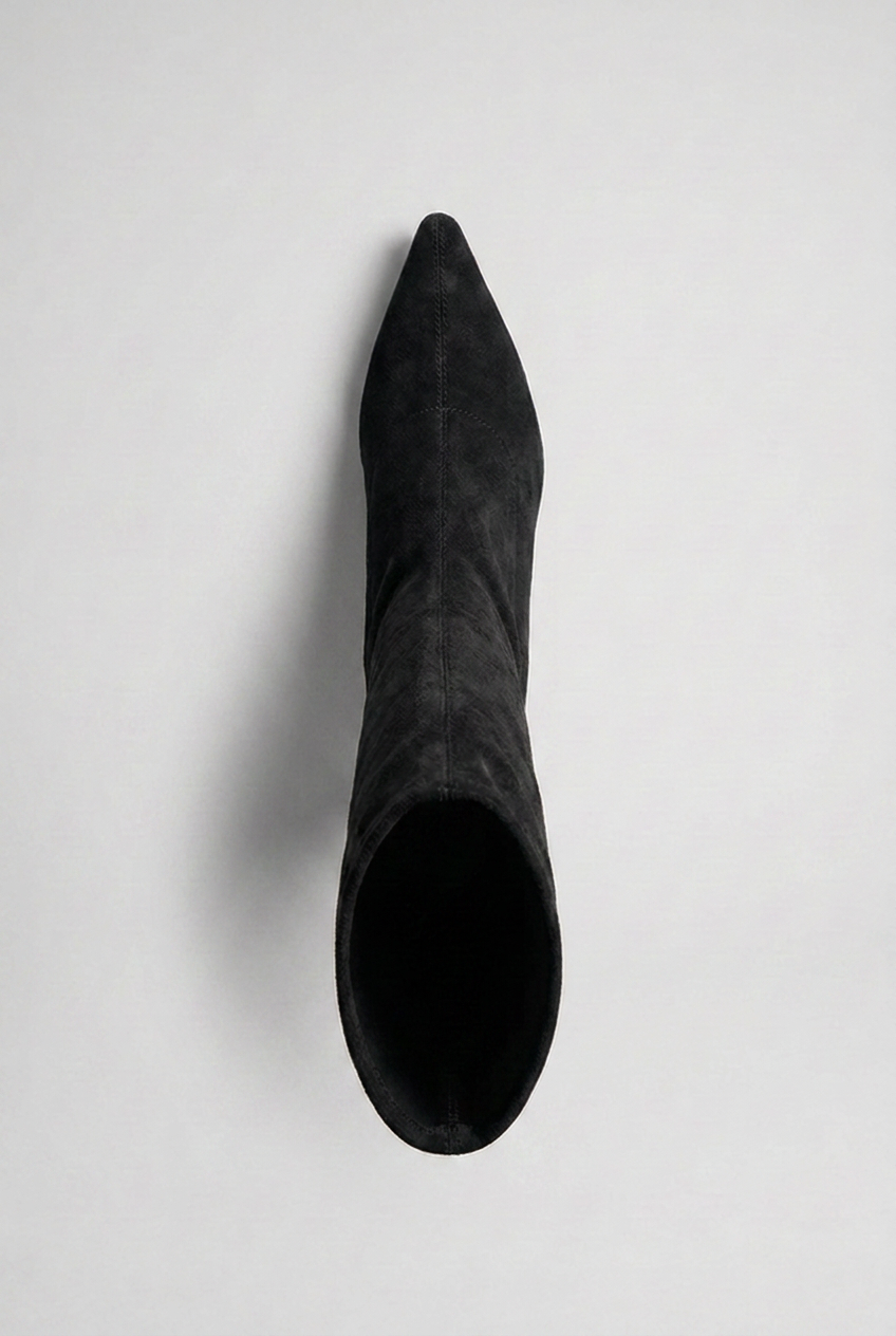 Women’s Suede Style High Heeled Knie High Boots