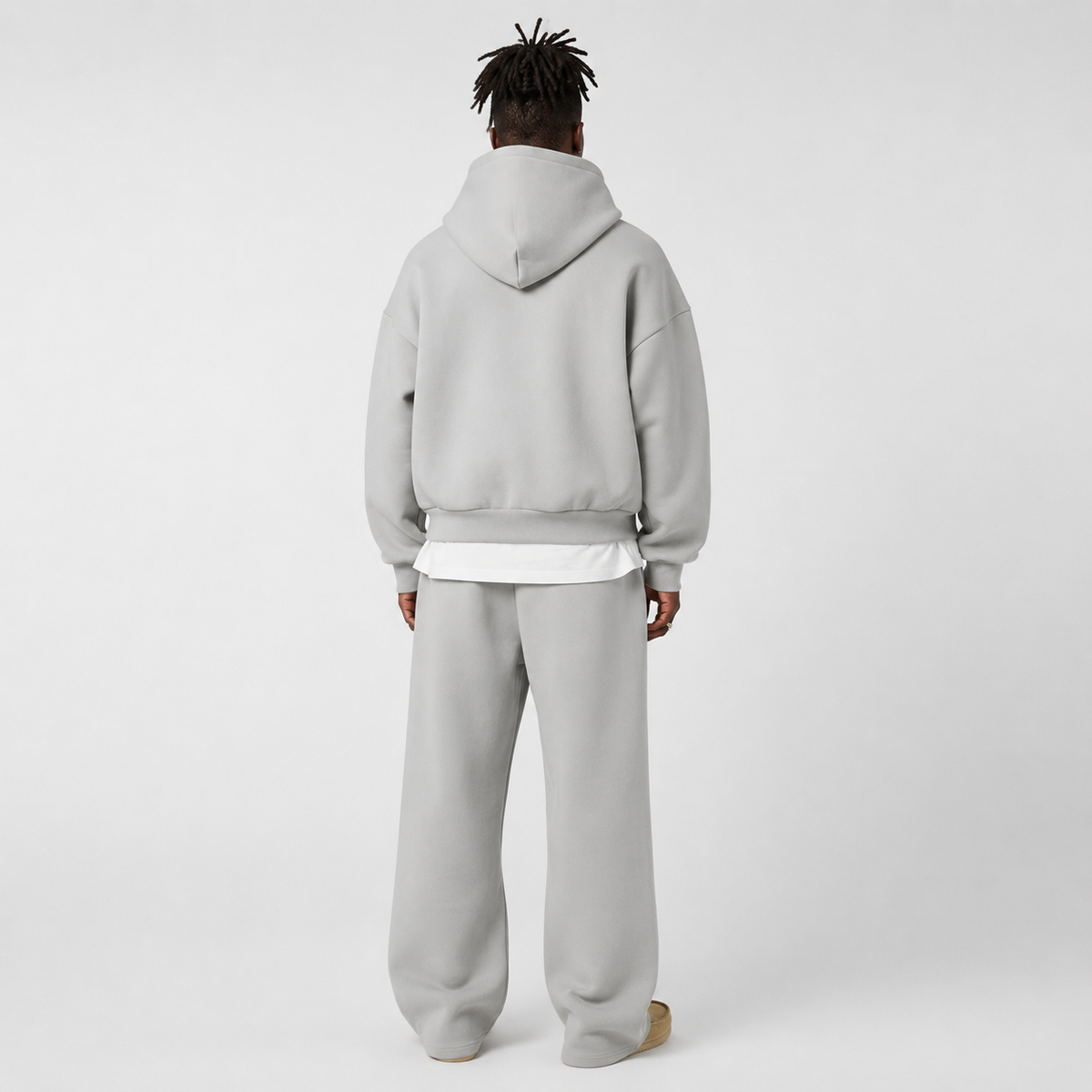 Regular Fit Ribbed Cuff Tracksuit Joggers Men
