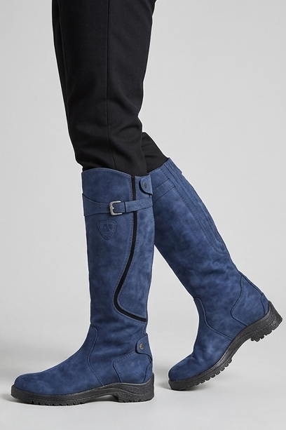 Tall Buckle Detail Knee High Boots Women