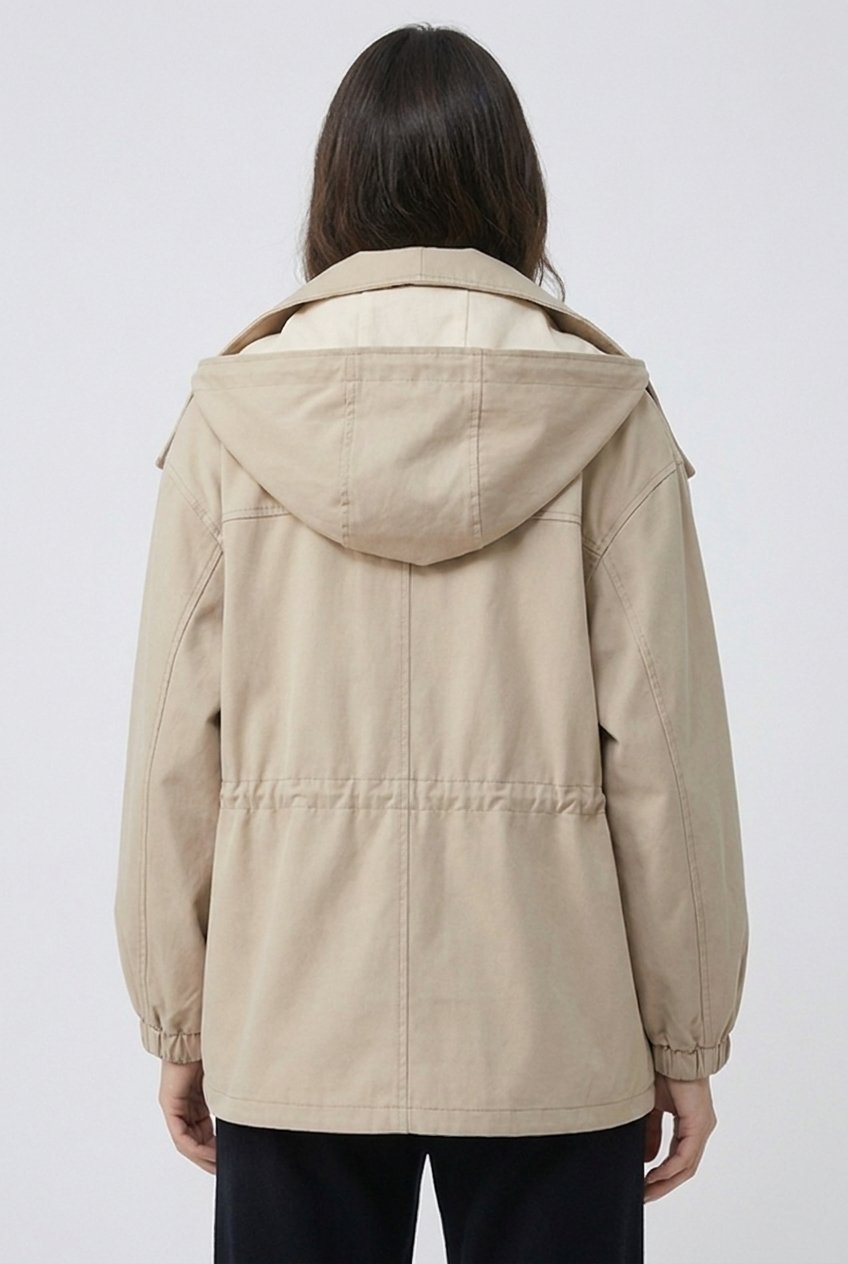 Women's Double-Layer Windbreaker Jacket