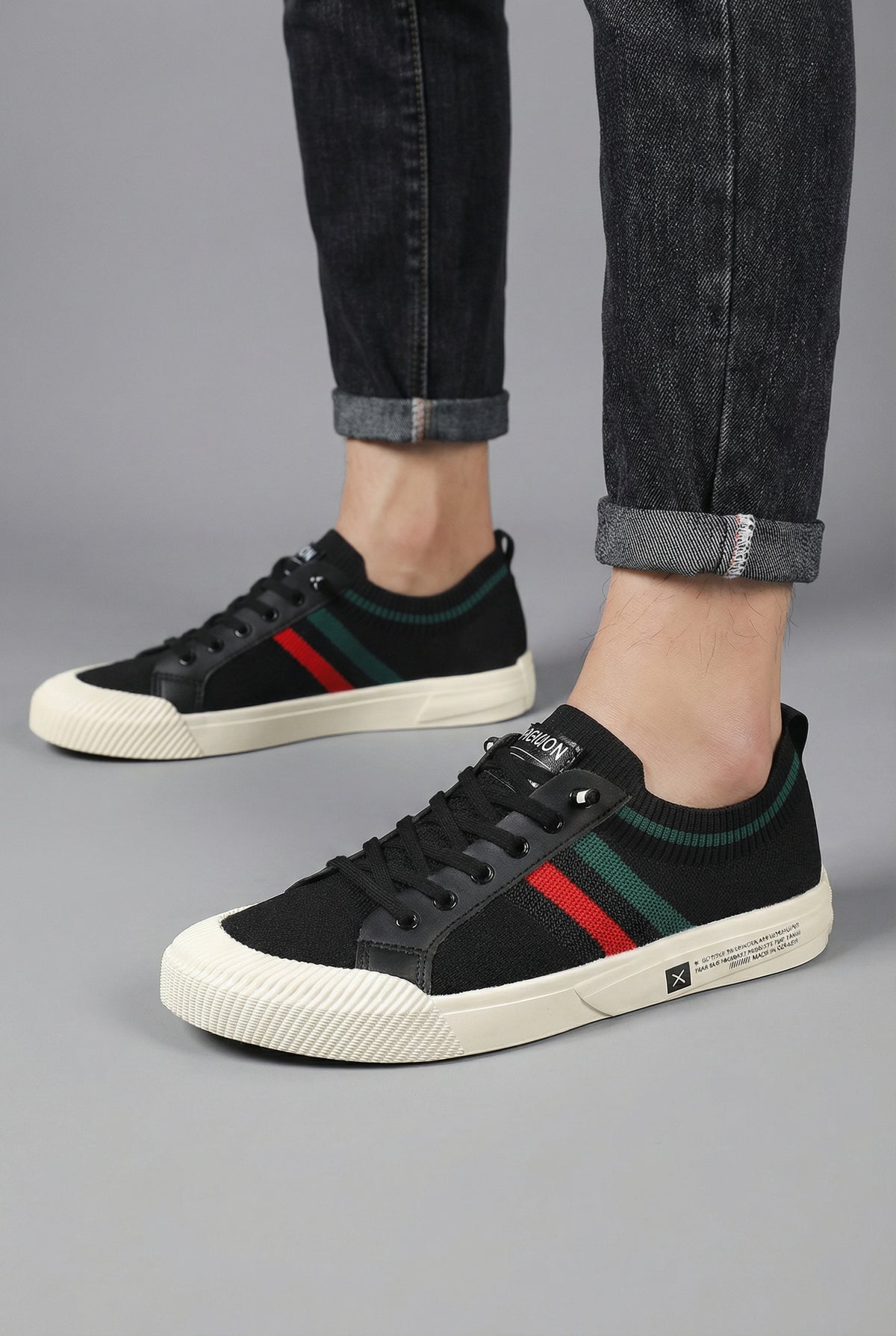 Men’s Knit Style Smart Casual Trainers