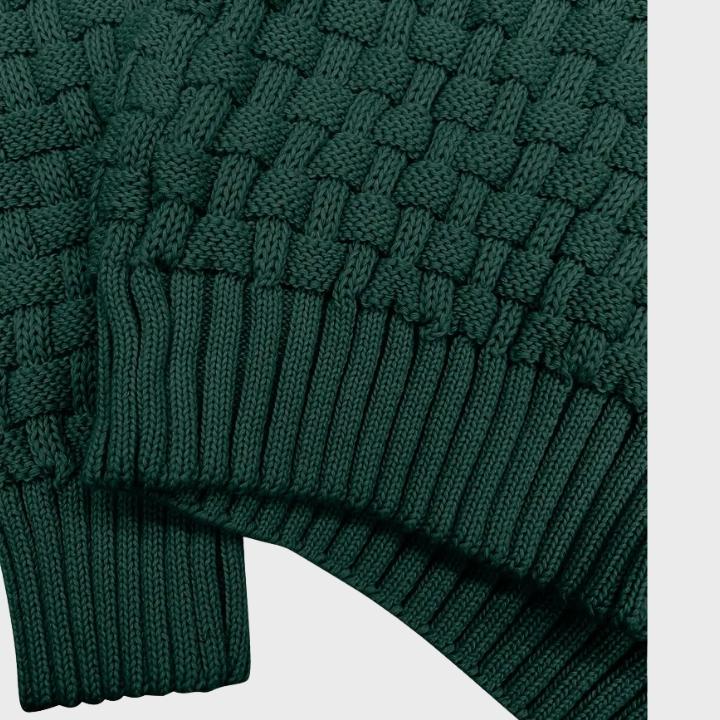 Men’s Waffle Knit Button Sweater