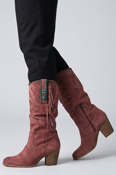 Cushioned Sole Arch Support Long Boots Women