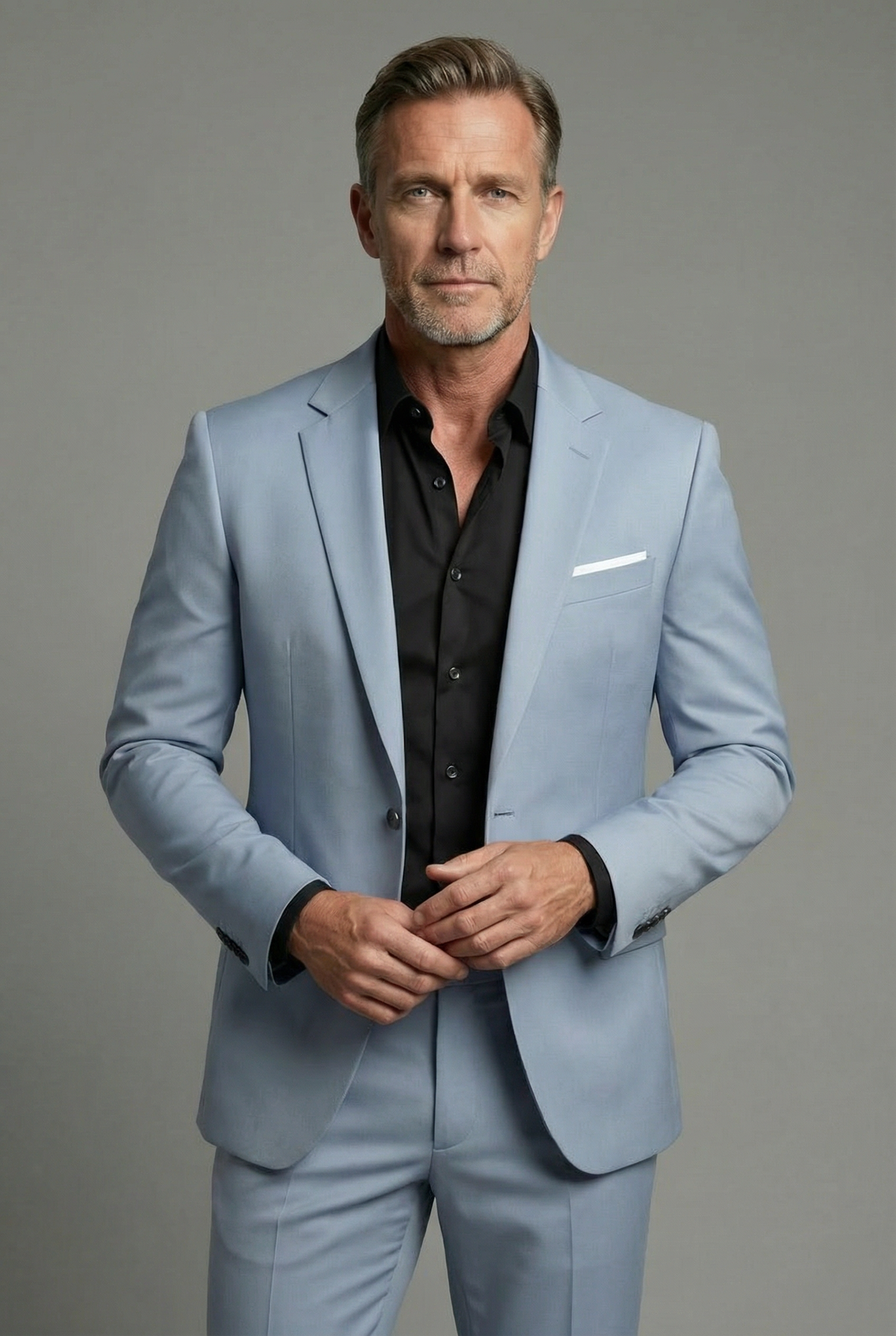 Tailored Slim Fit Two Piece Suit Men