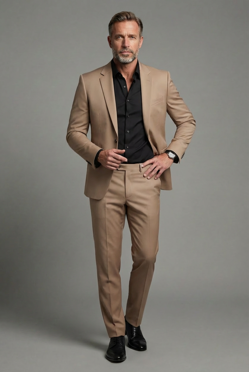 Tailored Slim Fit Two Piece Suit Men