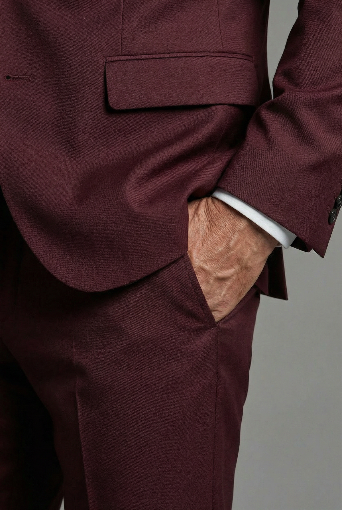 Tailored Slim Fit Two Piece Suit Men