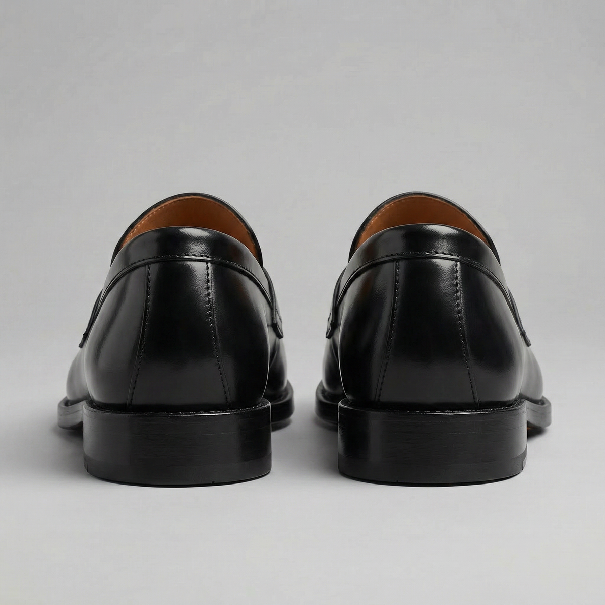 Smooth Slip-On Leather Style Penny Loafers Men