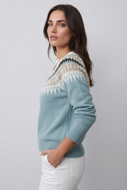 Women’s Nordic Crew Neck Knit Winter Jumper