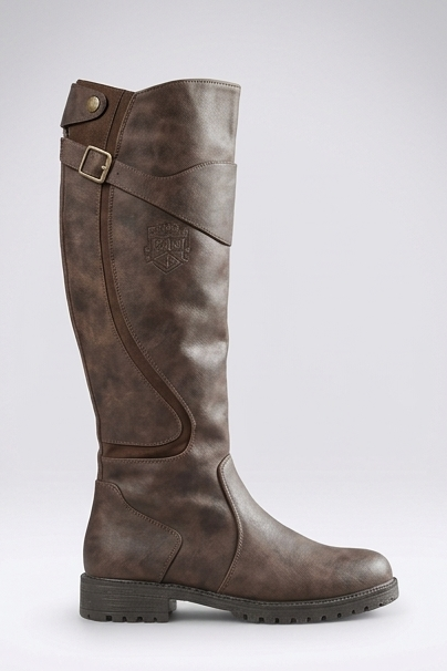 Tall Buckle Detail Knee High Boots Women