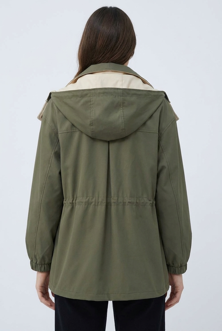 Women's Double-Layer Windbreaker Jacket