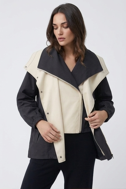 Women's Double-Layer Windbreaker Jacket