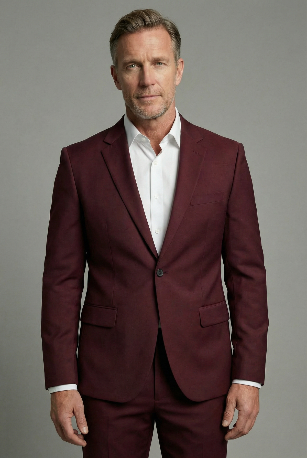 Tailored Slim Fit Two Piece Suit Men