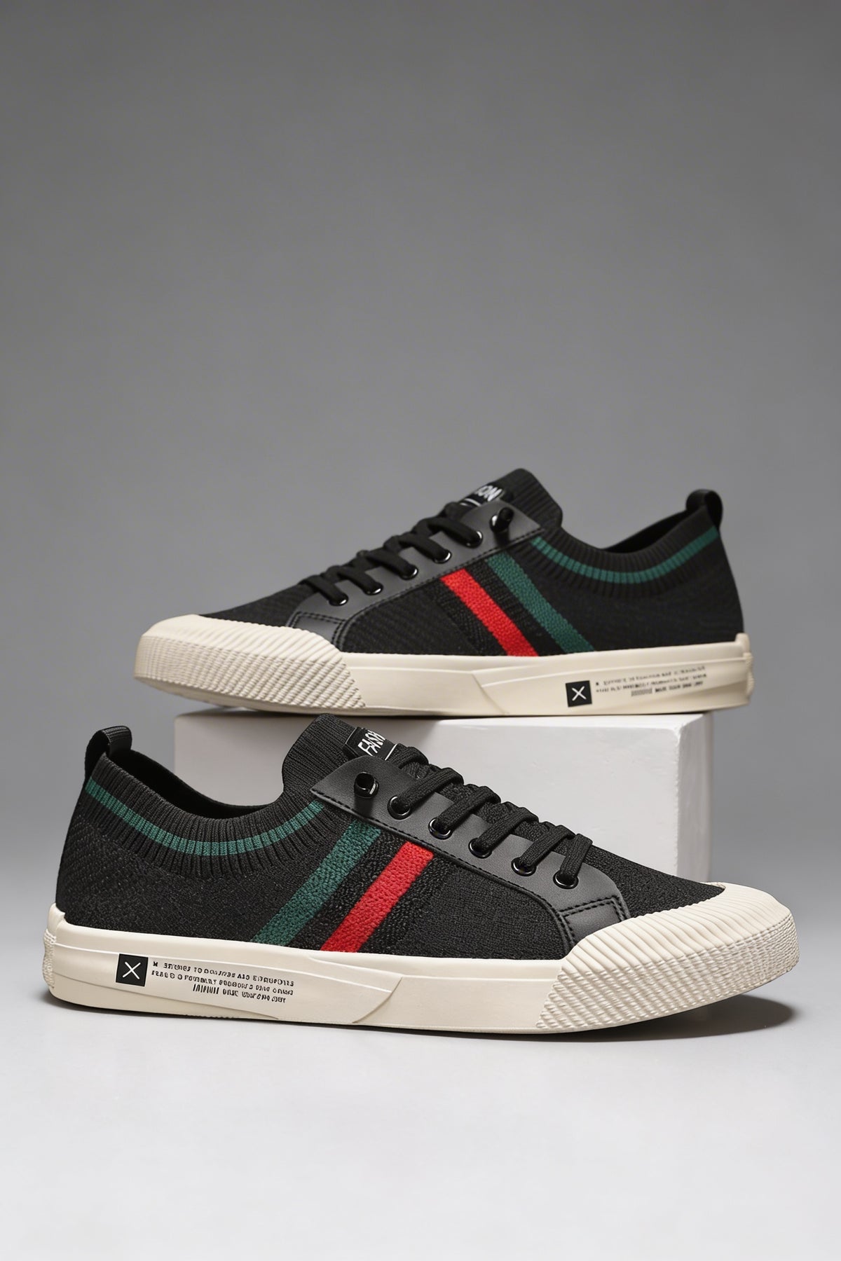 Men’s Knit Style Smart Casual Trainers