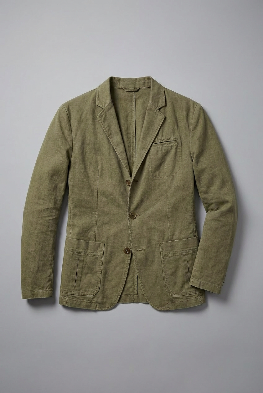 Men's Lightweight Casual Blazer with Tailored Fit