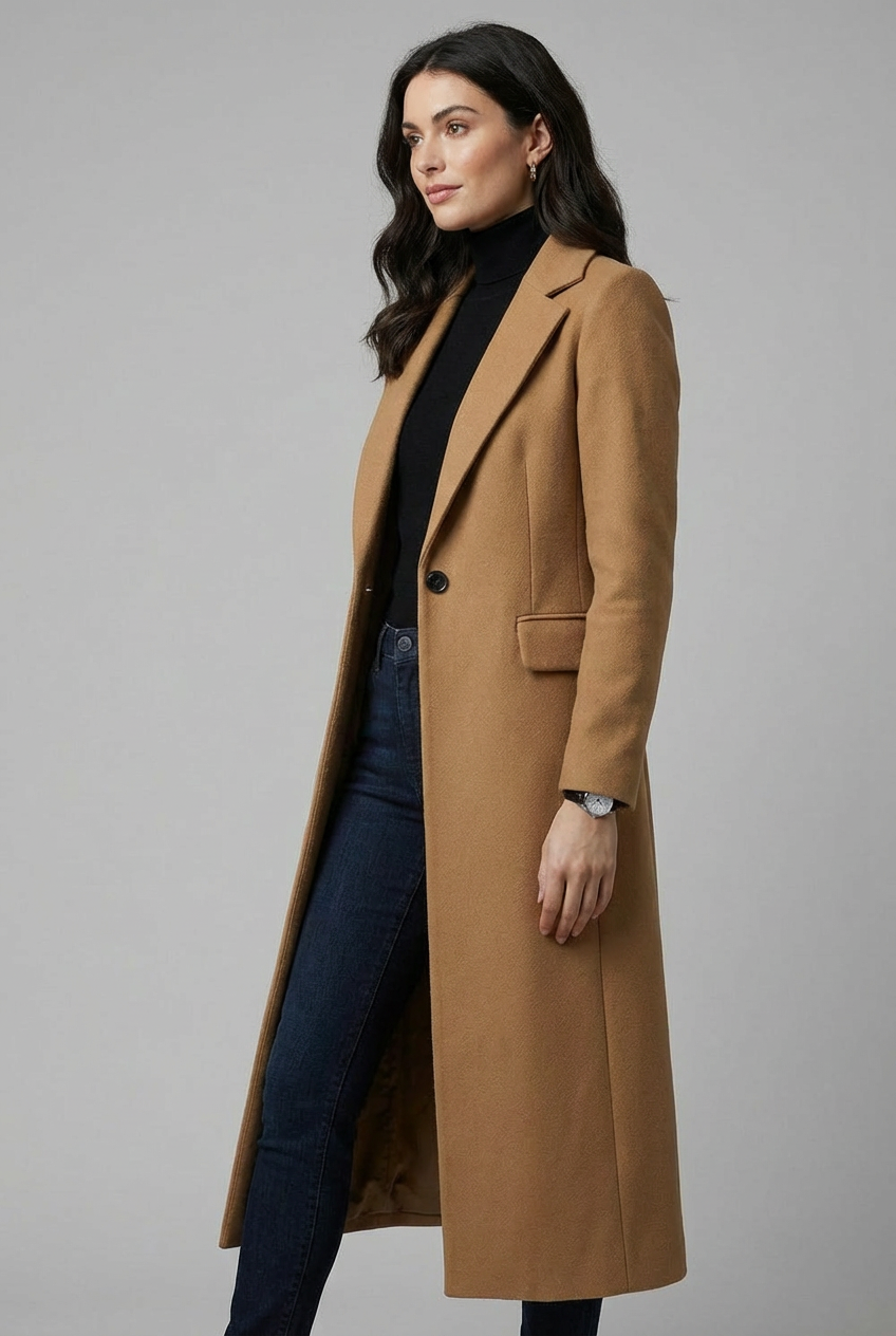 Women's Chic Elegant Longline Winter Coat