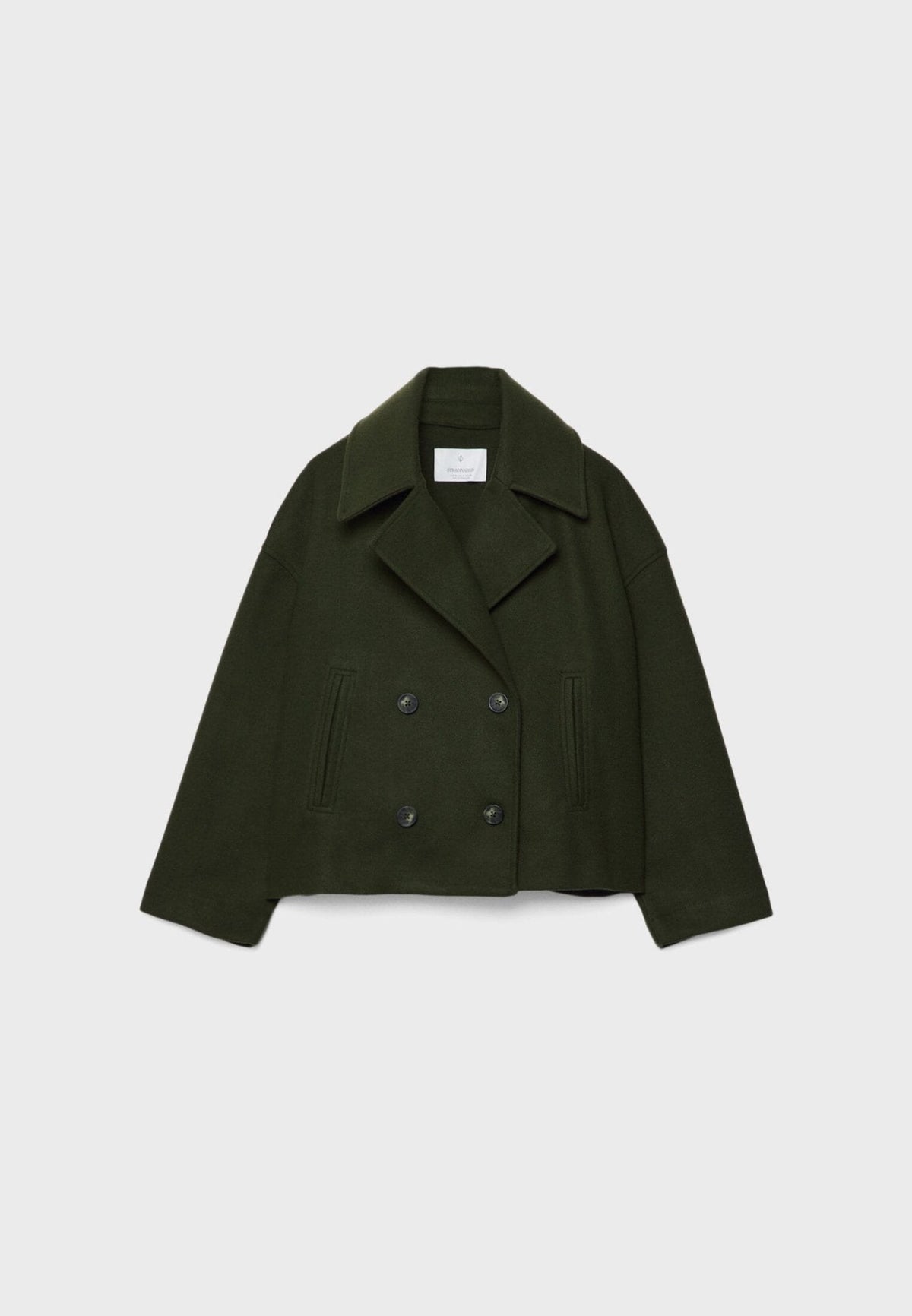 Women’s Oversized Tailored Short Trench Coat Smart Casual Style