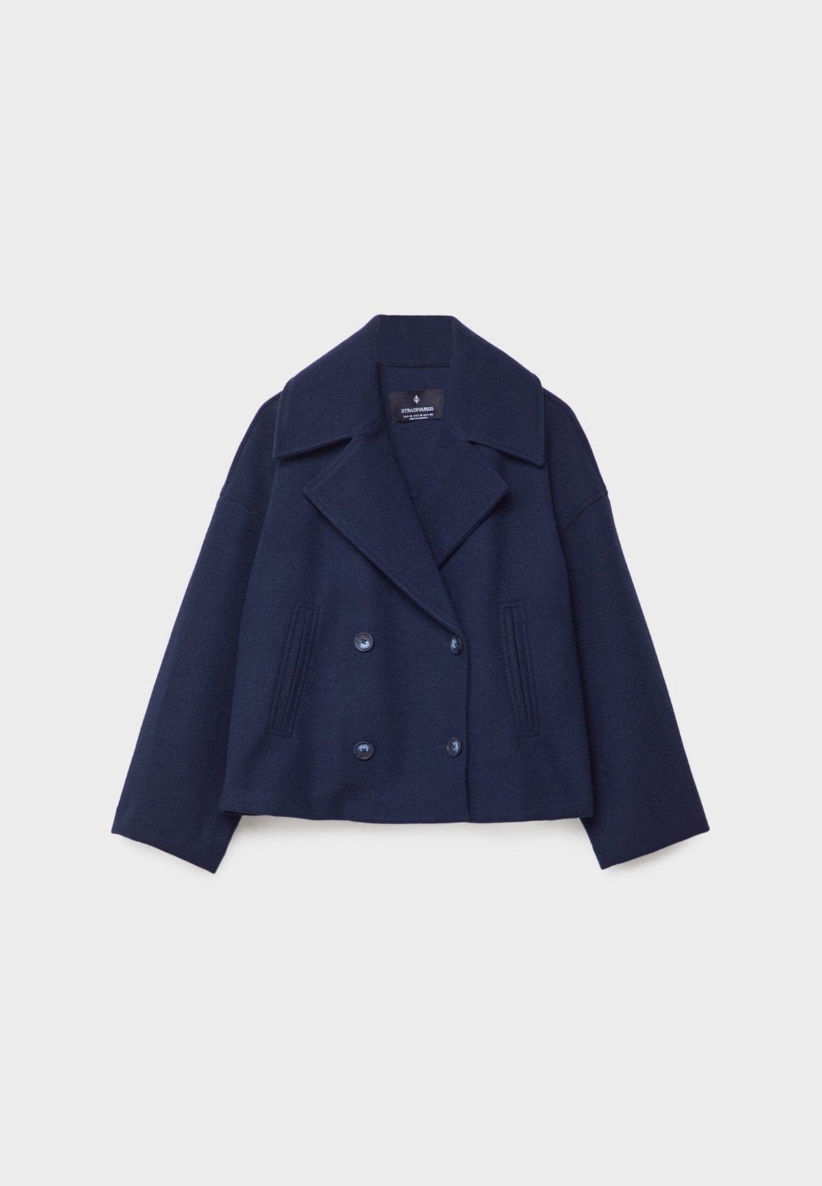 Women’s Oversized Tailored Short Trench Coat Smart Casual Style